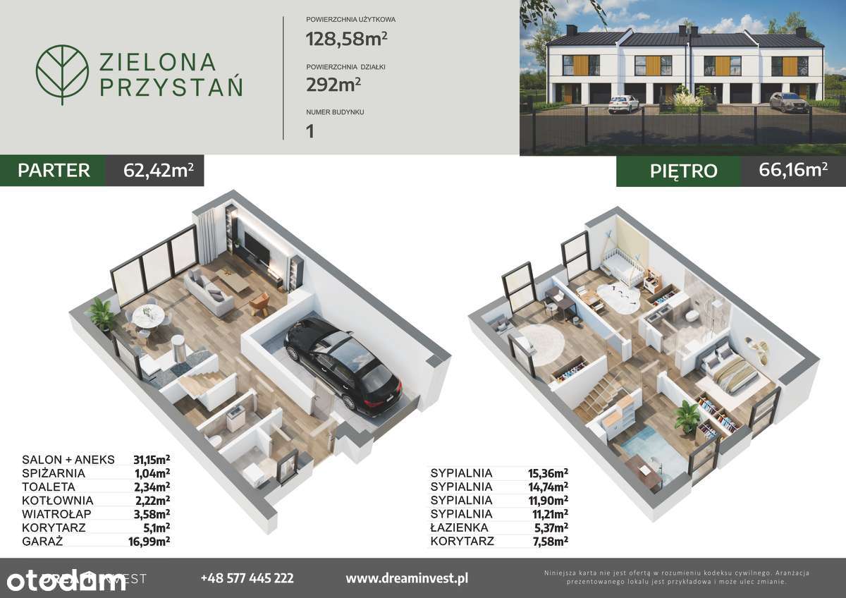 ZIELONA PRZYSTAŃ - kameralne osiedle domów w otoczeniu natury - Pełny obrazek: 5/9