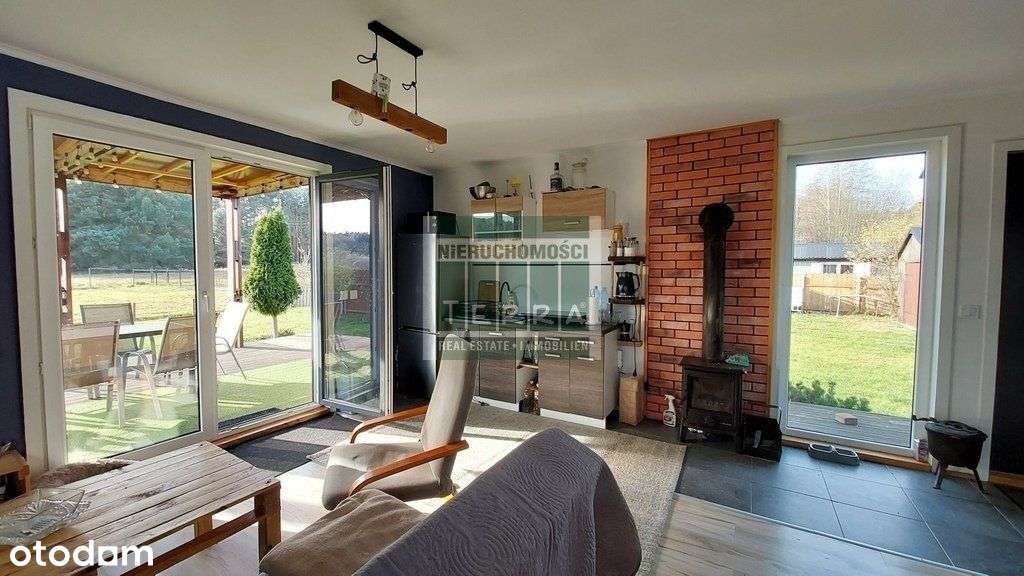 Duża działka + domek letniskowy w Bronkowie-6