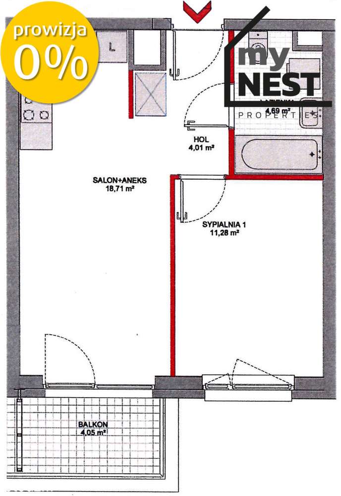 2 Pokoje | FAMA | Nowe Gotowe Urządzone Pod Klucz-2