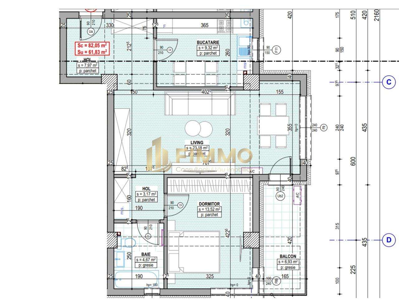 Apartamente tip 2.4 | 62mp | Bloc nou | Traian Vuia | ID:1136 - Imagine principală: 2/7