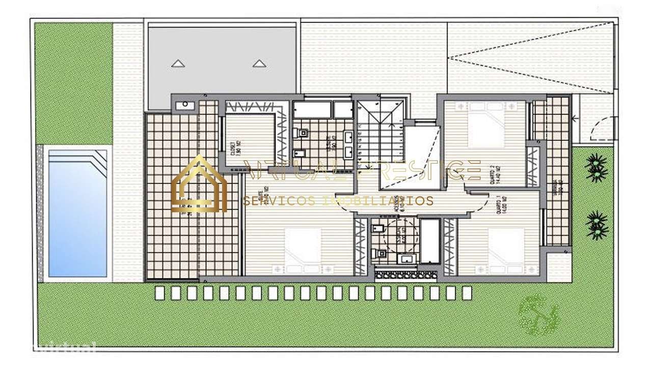Moradia T4 Nova - 2 Suites - Piscina - Garagem - Valadares-41