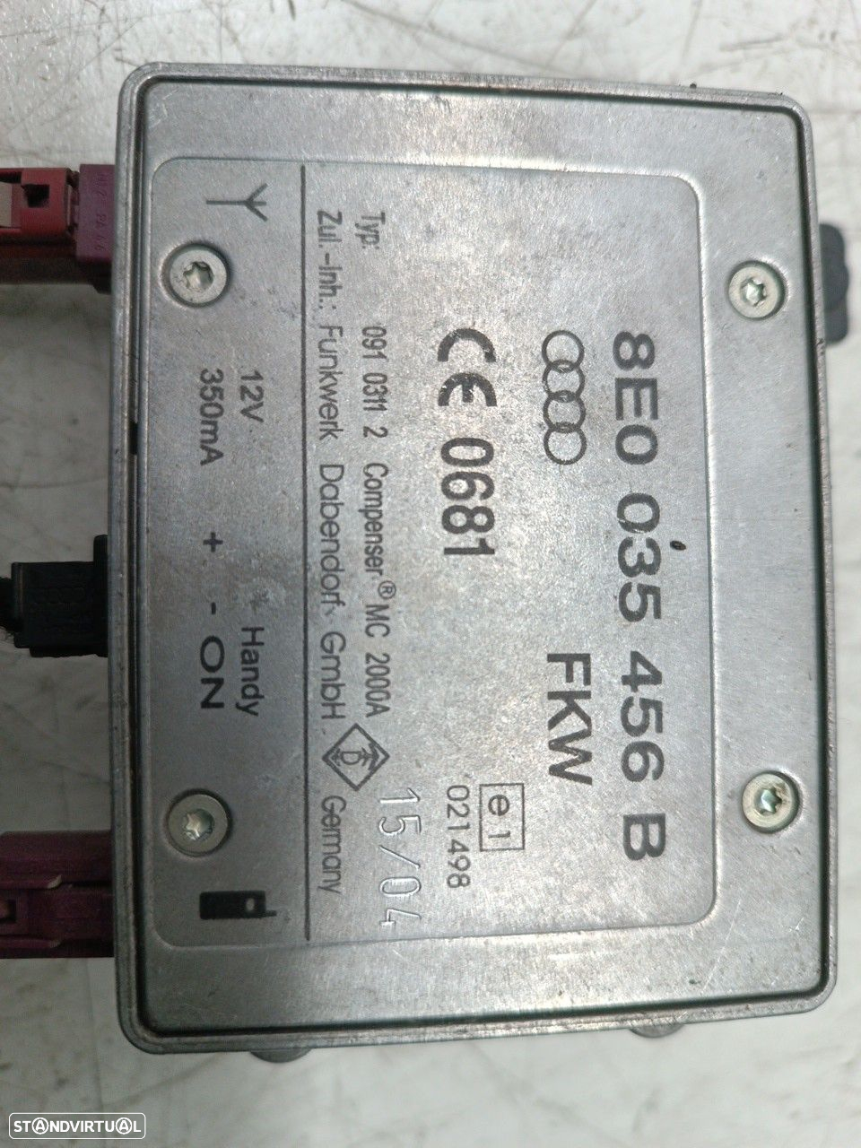 Amplificador De Antena Audi A4 Avant (8E5, B6) - 4
