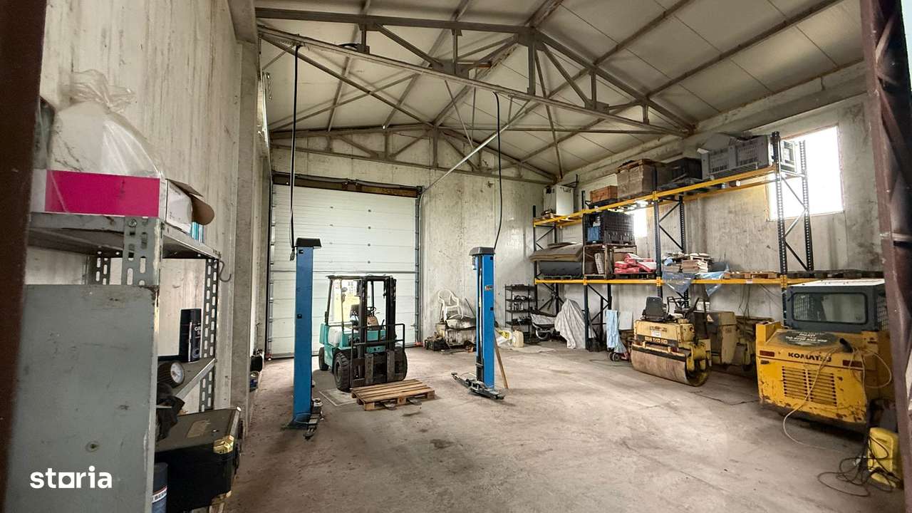 Hala 300mp, acces si intoarcere tir in curte 5000mp, Osorhei, birouri - Imagine principală: 1/12