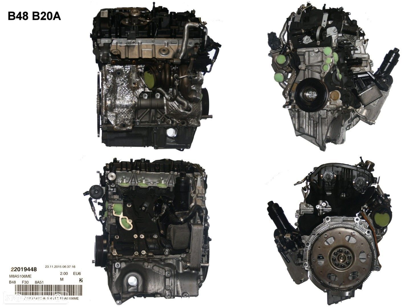 Motor Completo  Usado BMW 3 (F30) 320i xDrive - 1