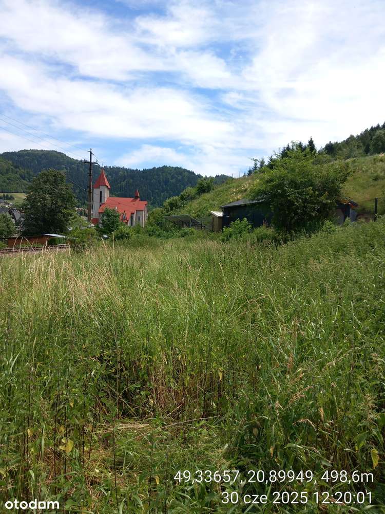 Działka w Muszynie przy ul. Kościuszki-1