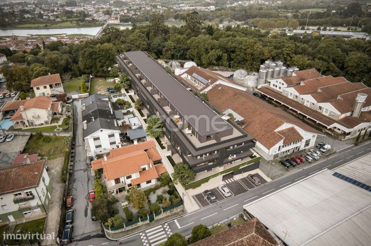Apartamento T2 duplex novo com elevador e garagem em Ponte de Lima - Grande imagem: 2/17