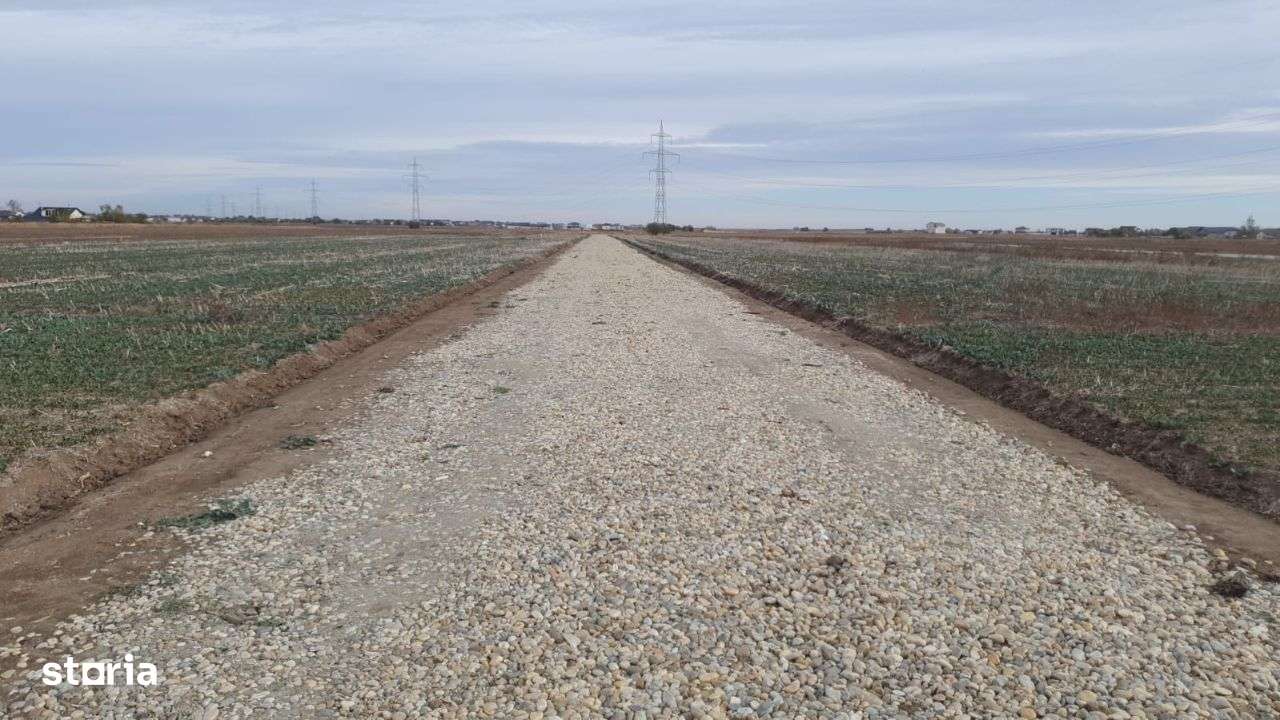 Teren Ieftin 509mp in Rate/3Ani - Gaz+Curent la Lot - Comuna Berceni! - Imagine principală: 3/11