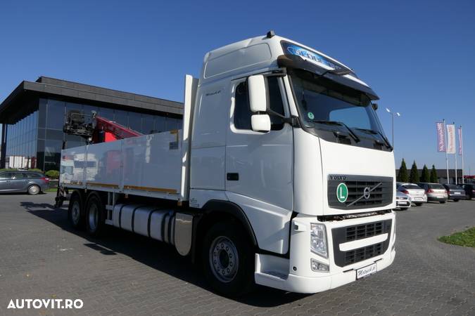 Volvo FH 420 / 6 X 2 / BOX- 6,5 M + MACARA FASSI F 215 AS / AXIE DE DIRECȚIE / EURO 5 / EEV / AN 2010 - 16