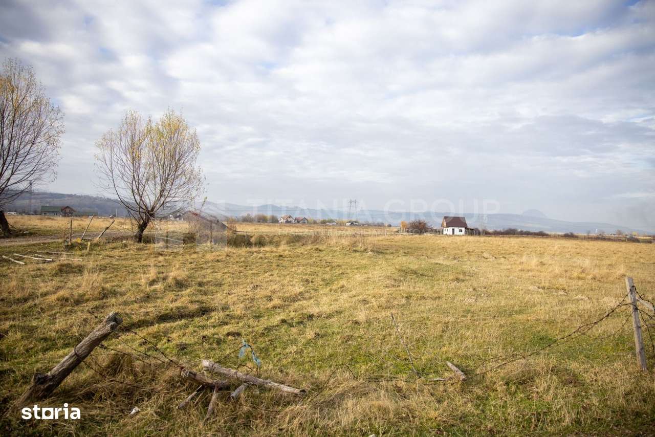 Teren intravilan parcelabil, priveliște spre munți, Sohodol, Bran-5