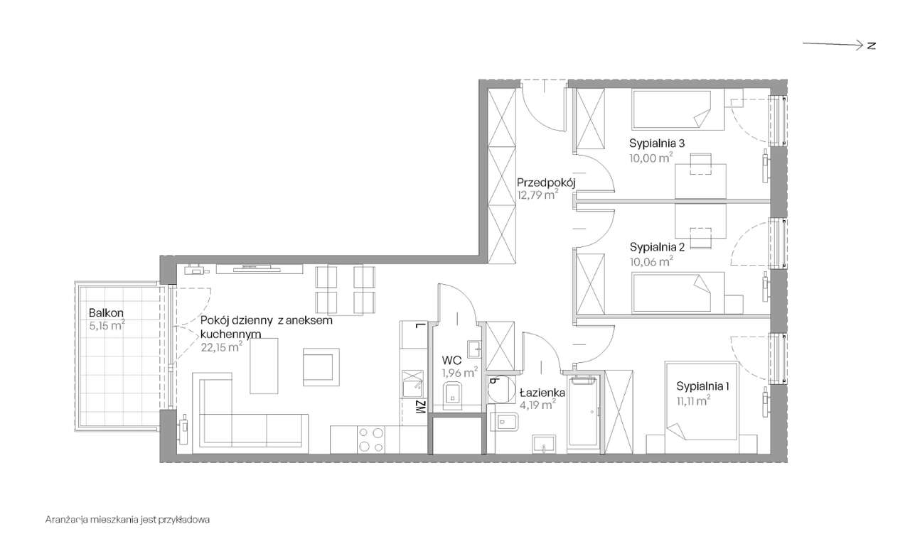 4-pokoje w Czyżynach-5