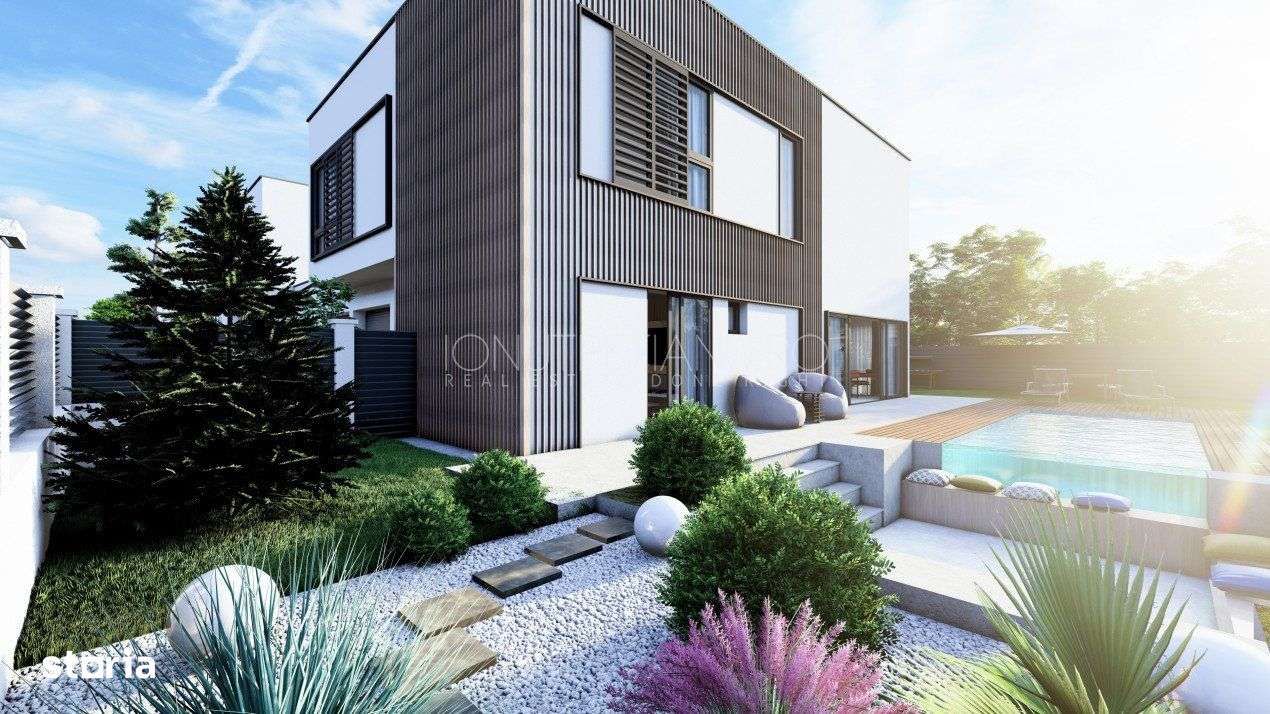 Vila moderna posibilitate personalizare – piscina exterioara si gara-6