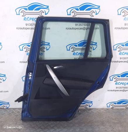 PORTA PORTAS TRASEIRA TRÁS DIREITA BMW X3 E83 41003449338 3449338  FECHO ELEVADOR MOTOR PUXADOR VIDRO - 5