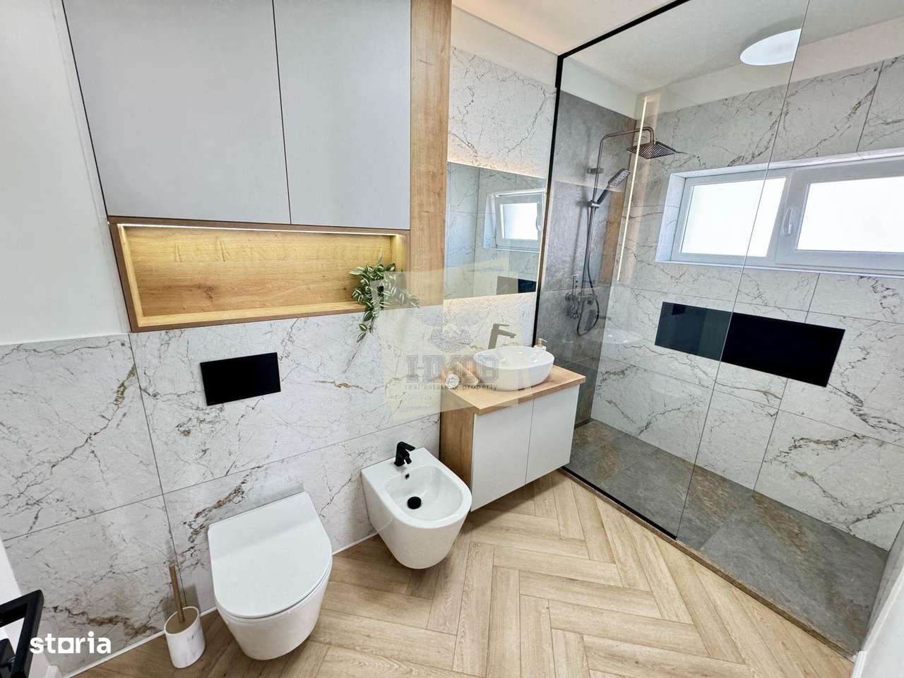 Penthouse mobilat lux 118 mpu cu 5 camere 3 bai balcon - Imagine principală: 5/12