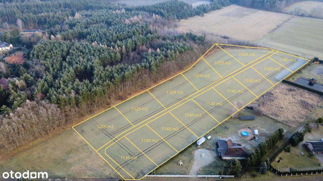 Atrakcyjne działki budowlane w Jaroszówce, mpzp, wodociąg, prąd, las - Pełny obrazek: 2/18