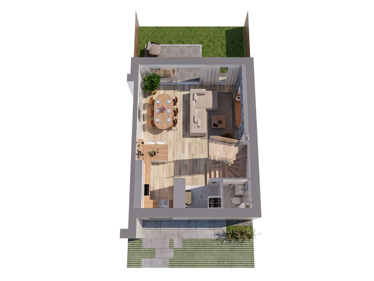 Nowy dom Piątkowo | ogród,  5 sypialni, 2 łazienki - Pełny obrazek: 3/10