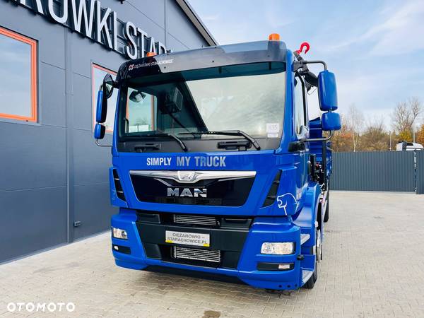 MAN MAN TGM TGL TGS 18.250 // E6 // wywrotka 3-S + HDS HMF 12,6m // budowlanka // energetyka //żuraw dzwig kran crane // Świeżo sprowadzony - 35