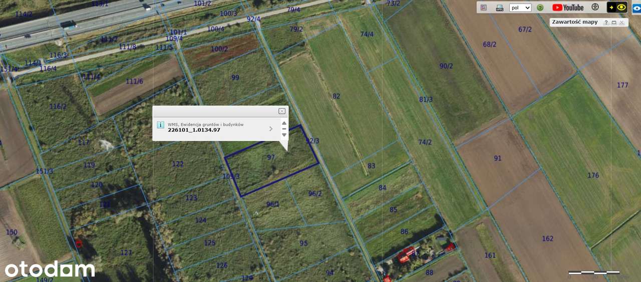 Działka rolna siedliskowa - Gdańsk Orunia 4929 m2 - Pełny obrazek: 1/6