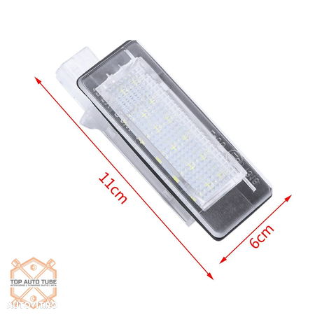 Lampi led fara eroare numar inmatriculare Renault, Espace, Scenic, Fluence, Captur, Duster, Logan - 3