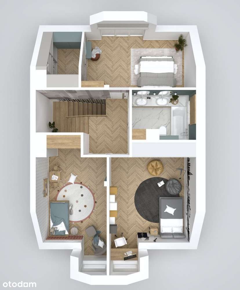 Dom DO Wykończenia 156 m2 na 6ar Działce + Garaż-13