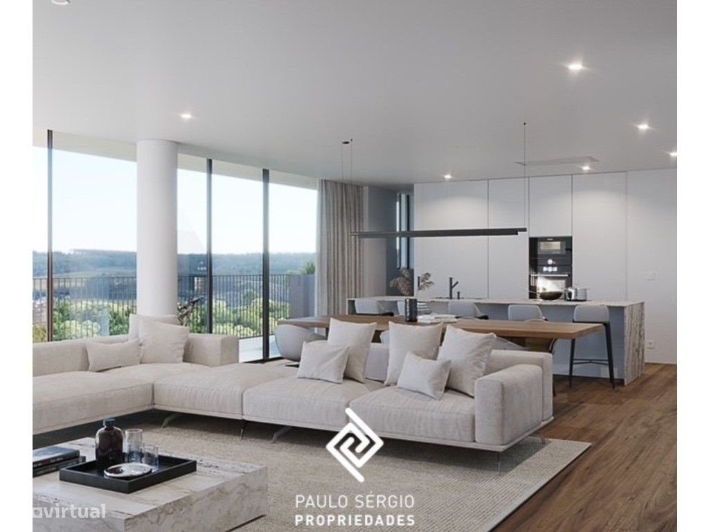 Apartamento T3 de alto luxo no Centro de Santa Maria da Feira. - Grande imagem: 1/21