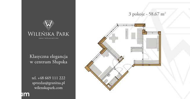 Wileńska Park |F7|3 pokoje