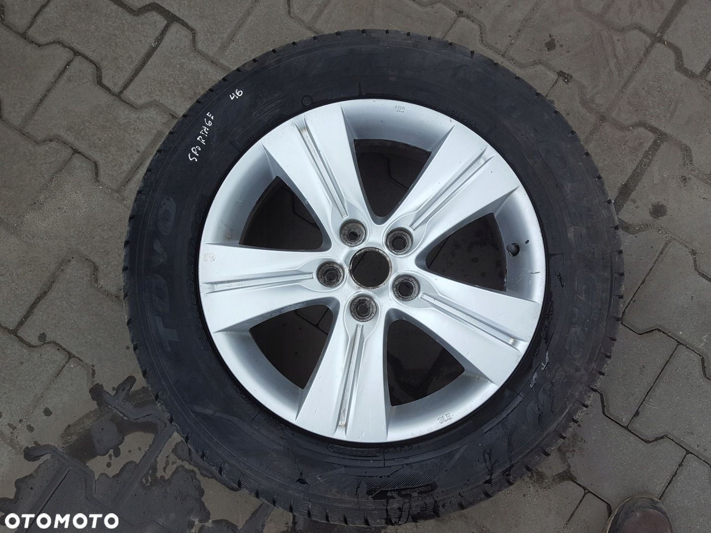 KIA SPORTAGE 3 III 10-15r FELGA ALUMINIOWA 17 5x114.3 KOŁO ZAPASOWE - 1