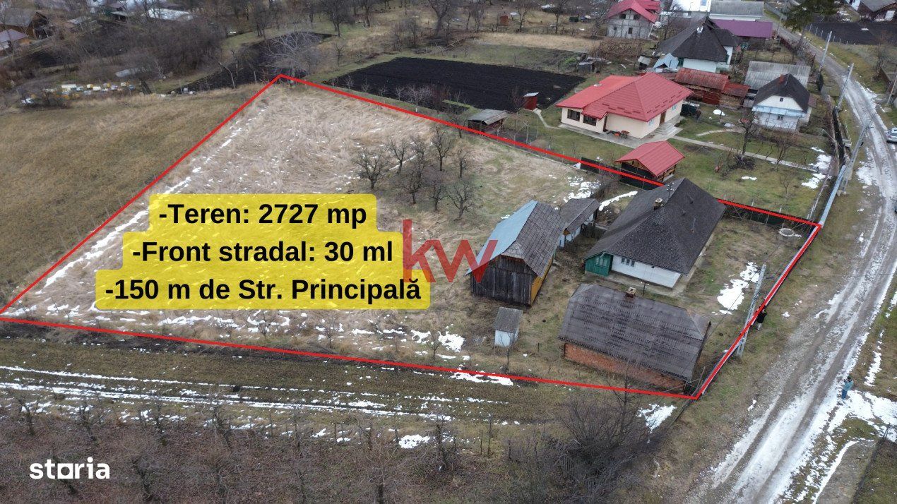 Proprietate cu Teren 2727 mp in Radaseni