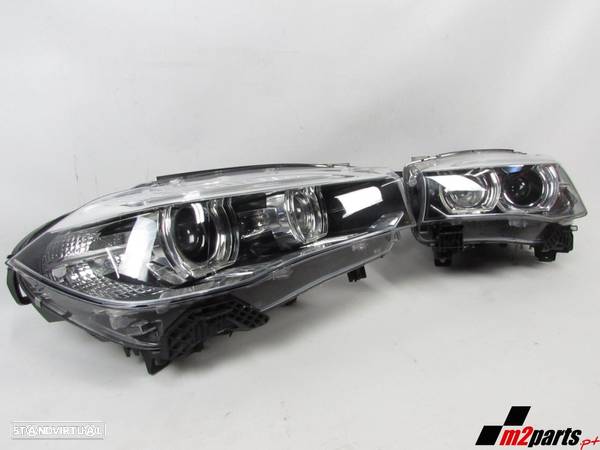 Conjunto faróis xenon direccionais Seminovo/ Original BMW X5 (F15, F85)/BMW X6 (... - 2