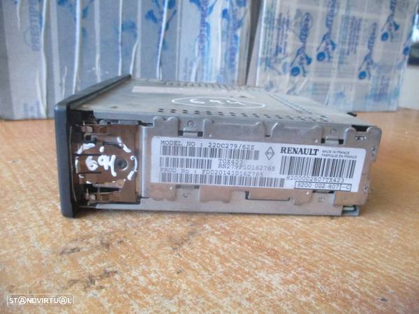 Radios 8200002607C RENAULT LAGUNA 2 2001 1.9DCI 120CV 5P CINZA ORIGINAL 22DC279/62Z - 2