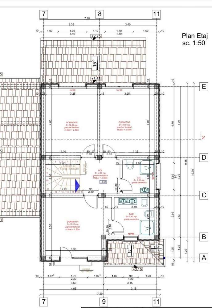 Duplex cu 4 camere despartit prin garaj in Mosnita Noua - Imagine principală: 3/3