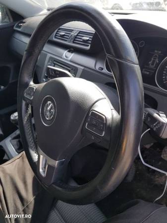 Volan FARA Airbag Piele in 3 Spite cu Comenzi VW Passat B7 2010 - 2015 - 4