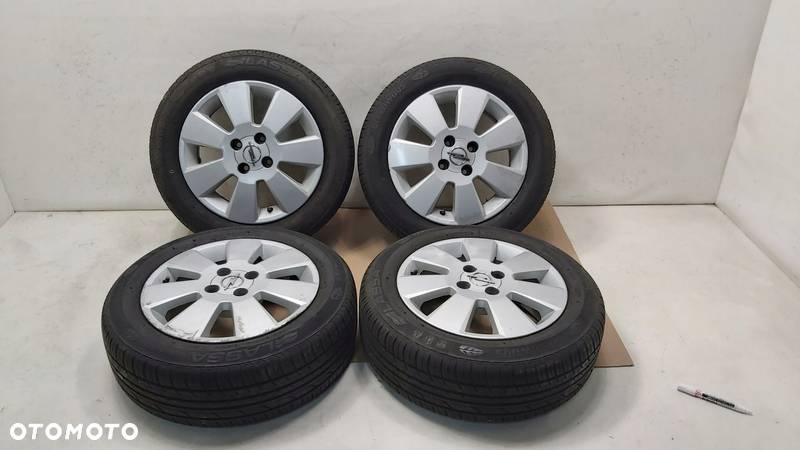 FELGI ALUMINIOWE OPEL 15" 4x100 OPONY - 1