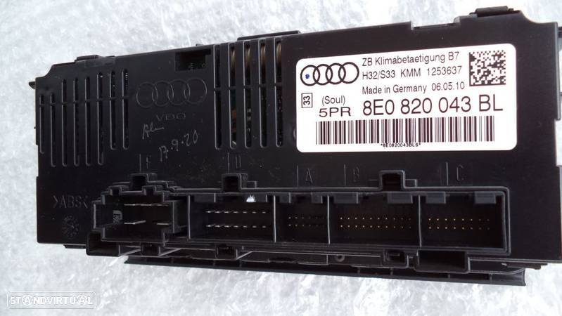 Climatronic  Audi A4 B6 , B7 .modulo para modelo1 Din e 2 DIN em bom estado. - 2