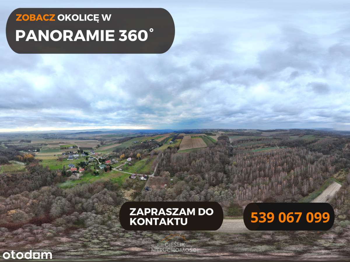 Rezerwacja! Działka budowlana otoczona lasem-10