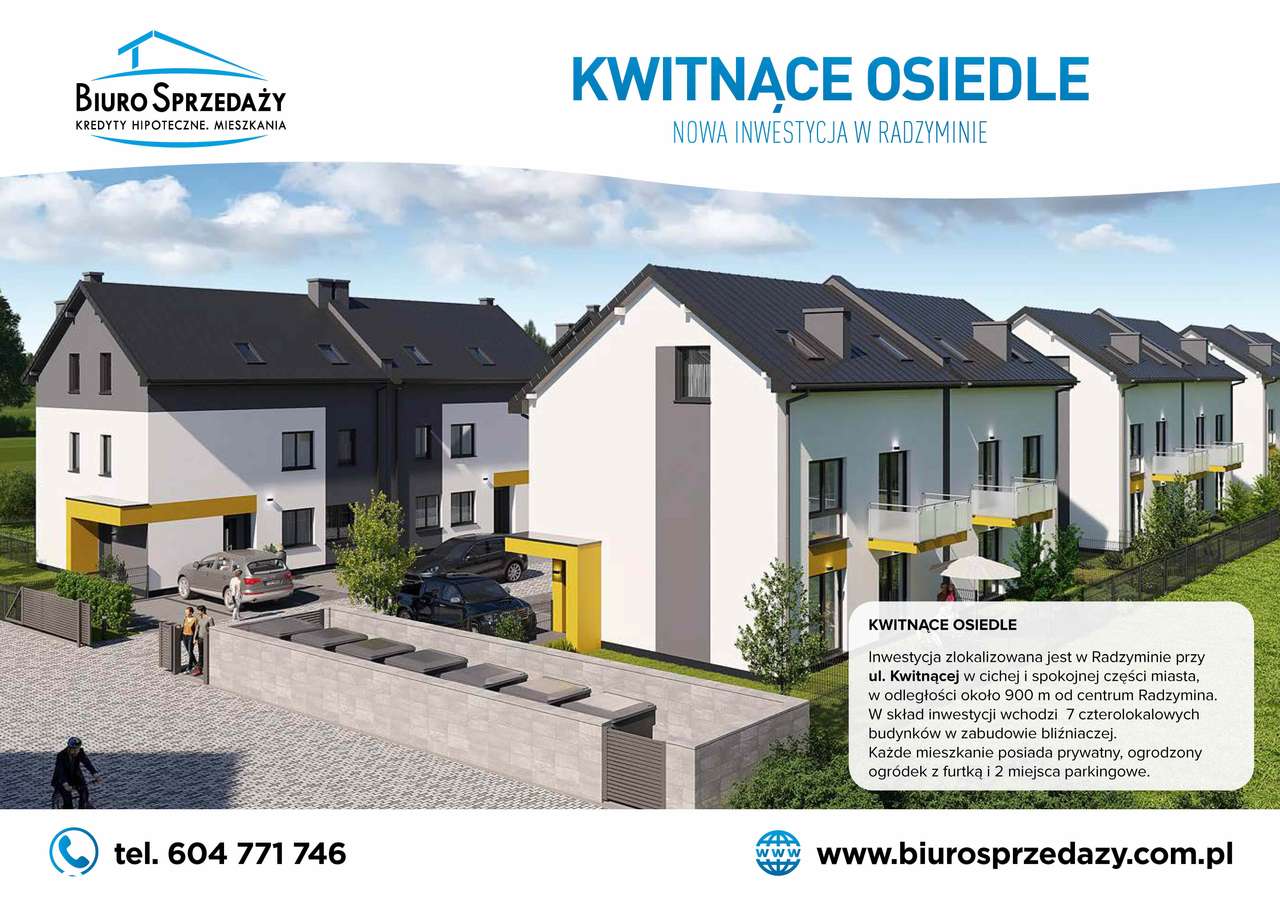 3 POKOJE+2MP+OGRÓDEK 44m2-WŚRÓD CISZY I ZIELENI - Pełny obrazek: 4/11