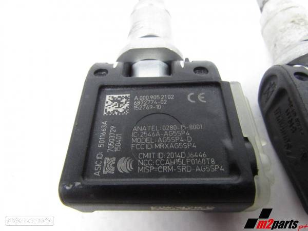 Conjunto válvulas indicadoras de pressão dos pneus  RDCi Seminovo/ Original BMW... - 2