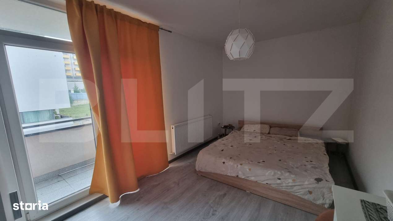 Apartament luminos | 2 camere | Balcon generos | Etaj intermediar | Ba - Imagine principală: 3/5