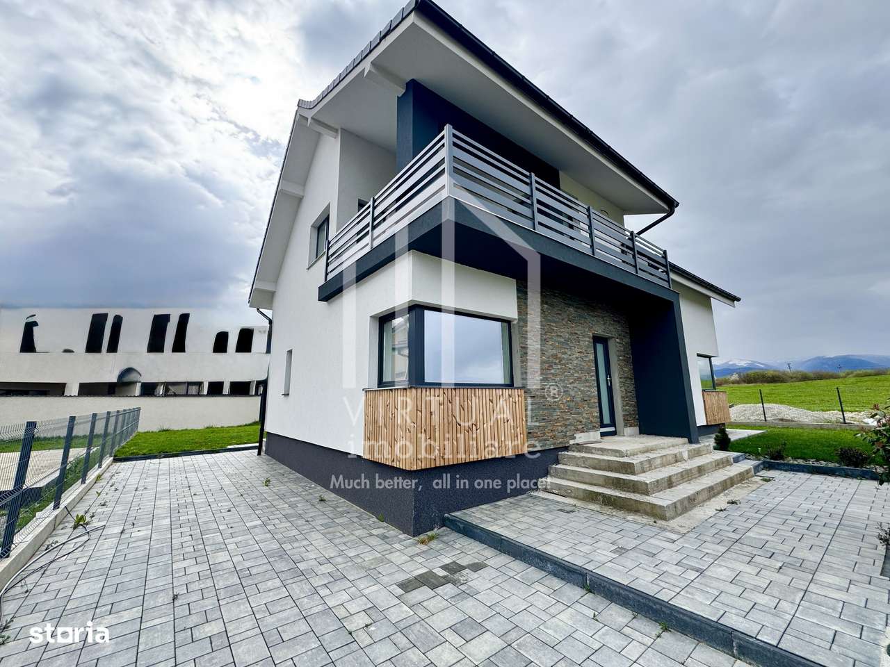 Casa individuala cu 5 camere, 150mp utili+2 terase, 487mp teren-12