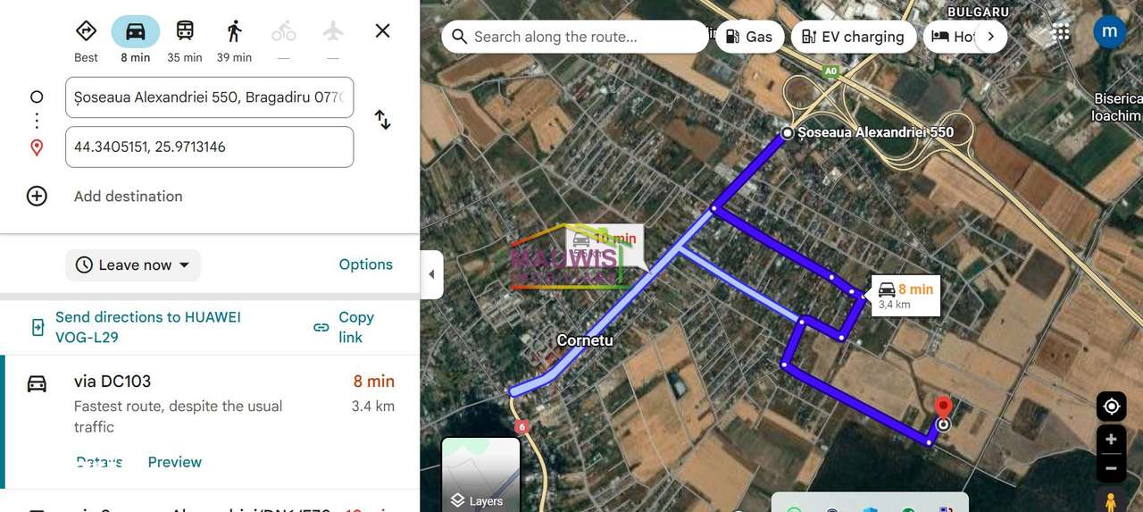 Vand teren intravilan in zona Magurele strada Stejarului-1