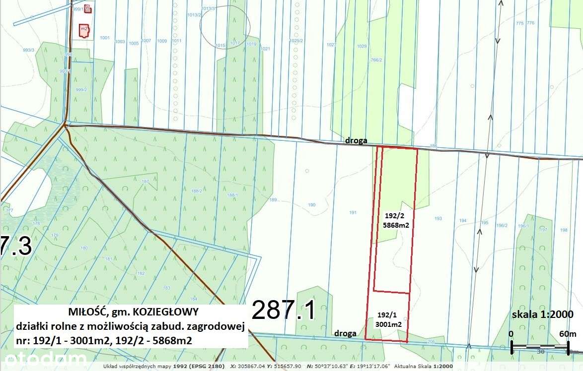 Miłość działka dla ukochanej :-) 3001m2 cena tylko 29.900zł-2