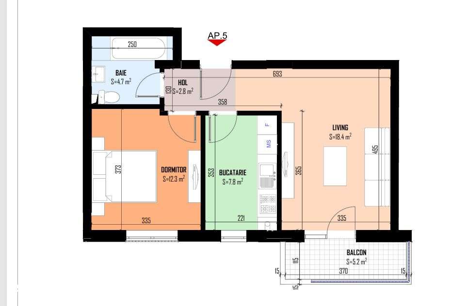 Apartament Nou 2 camere/Cartierul Independentei/ - Imagine principală: 3/11