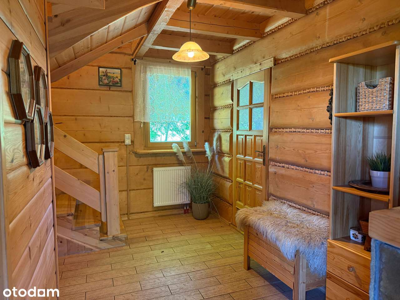 Dom z bali | Piękna działka 30a | Wola Wieruszycka gm. Łapanów-14