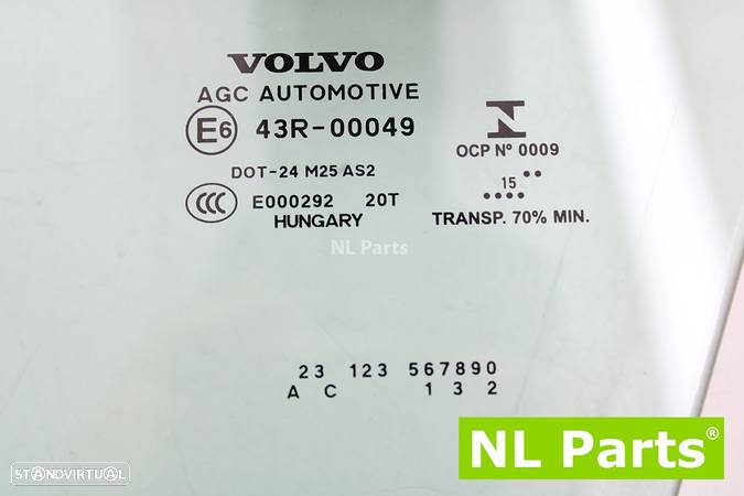 Vidro da porta Volvo V40 2012-on - 2