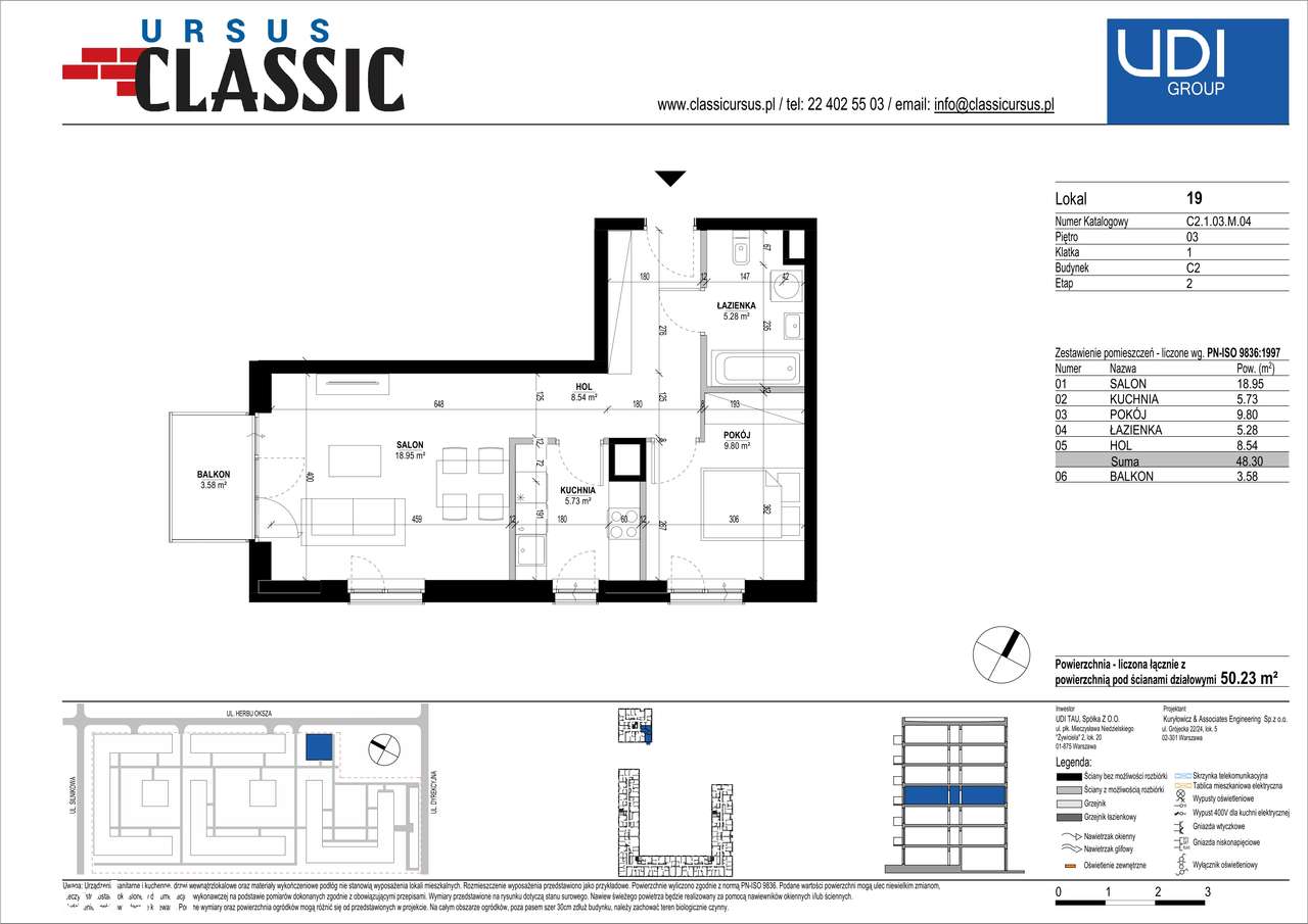 Ursus Classic | mieszkanie 2-pok. |C2_19 - Pełny obrazek: 2/7