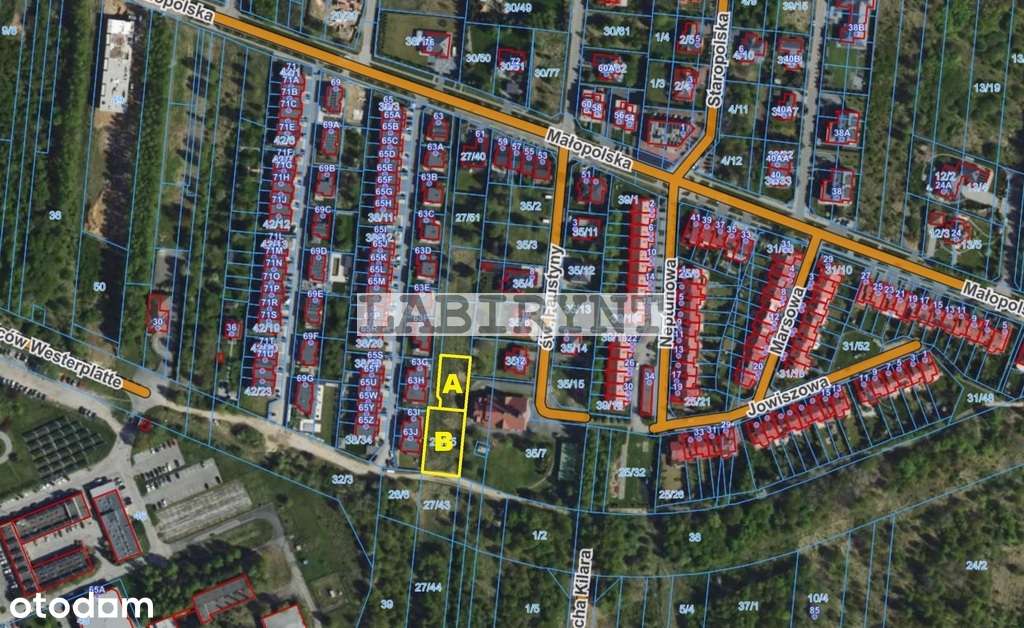 Parkitka, budowlana, 645m2, wymiary 19x34, media-3