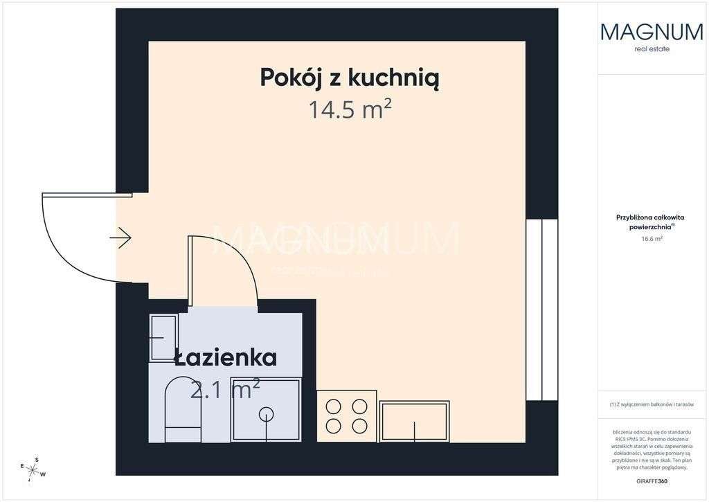 Przytulna, cicha kawalerka – świetna lokalizacja-9