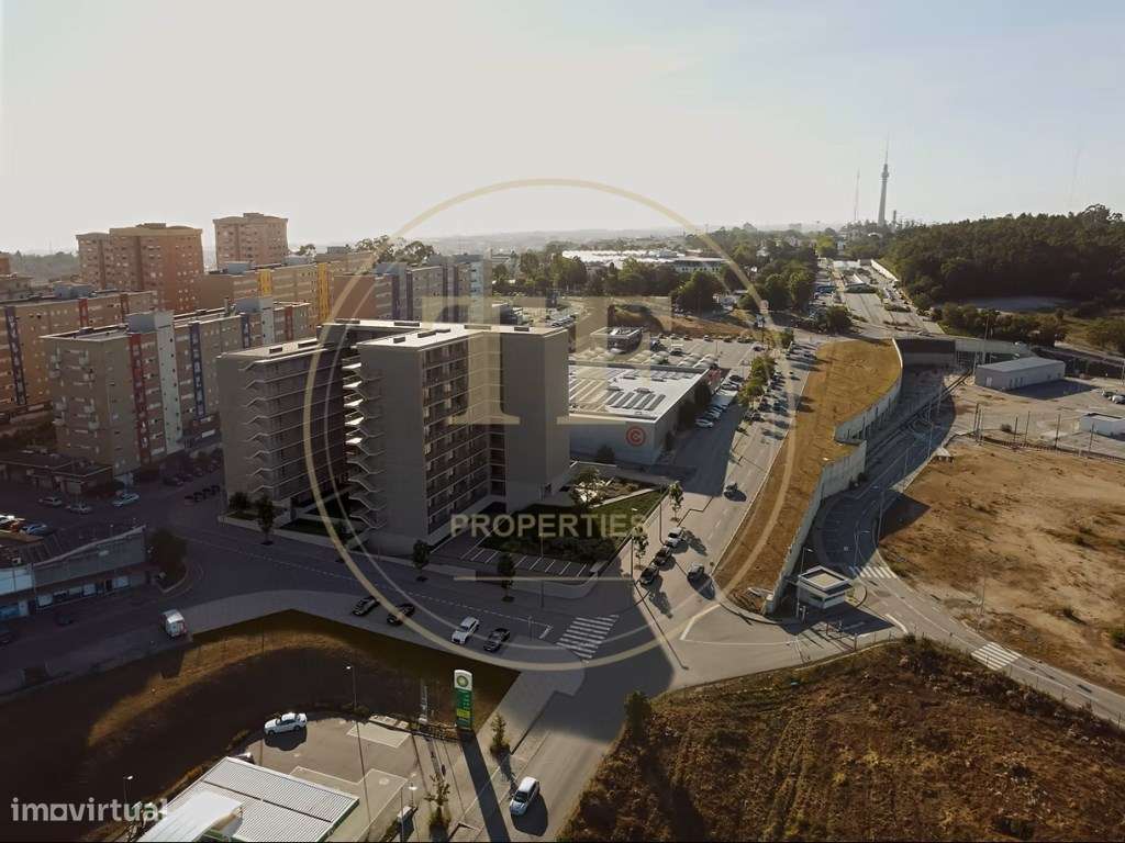 T1 Novo com Varanda | Piso 1 | Monte da Virgem Flats-6