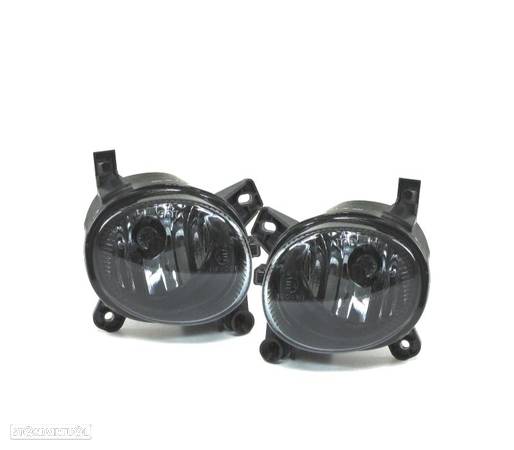 FARÓIS DE NEVOEIRO PARA AUDI A4 A5 8T 8F A6 Q3 A1 VOLKSWAGEN VW PASSAT CC PRETO FUMADO - 1