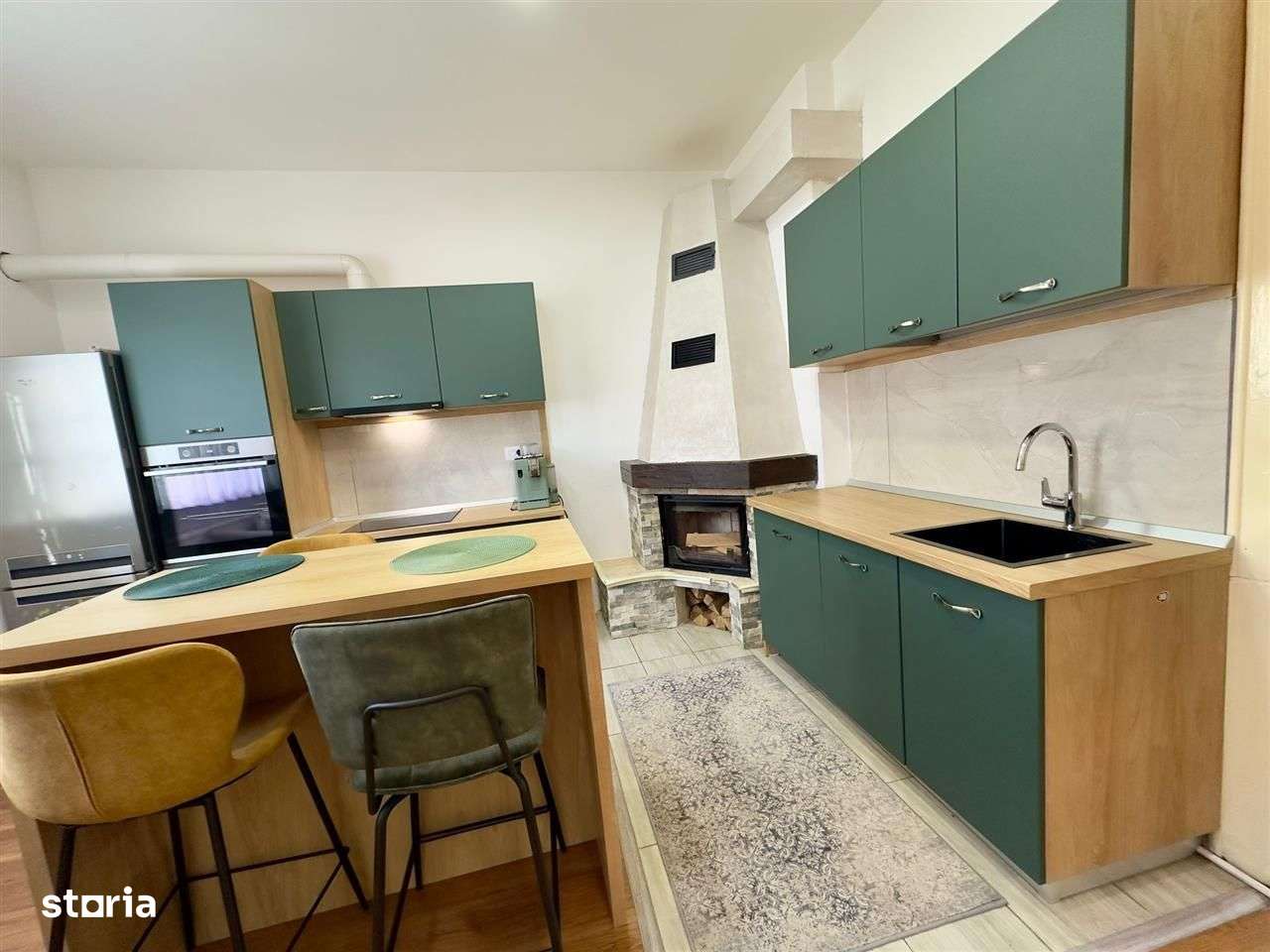 Apartament la casă – 76 mp + terasă + curte + pod mansardabil-1