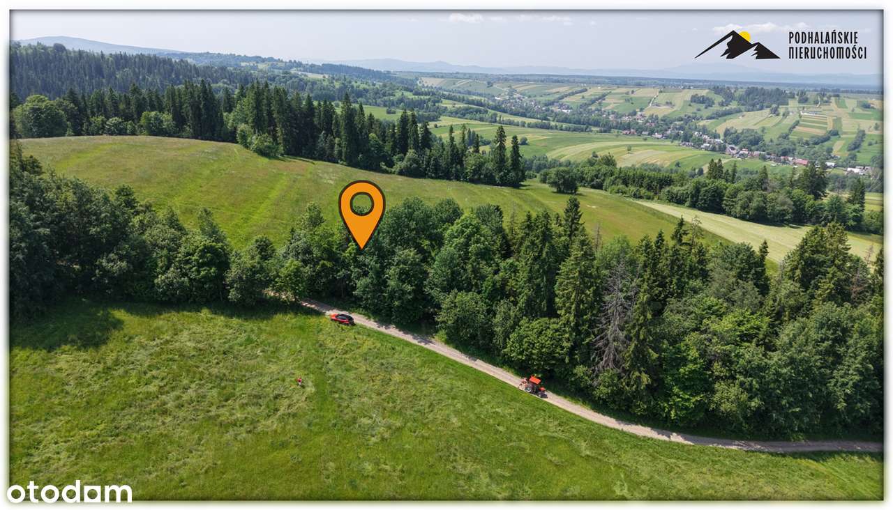 Działka z ładnym widokiem i formalnym dojazdem w Ratułowie-7